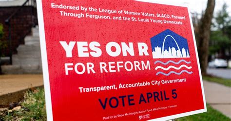 Prop R: St. Louis voters pass changes to city redistricting .